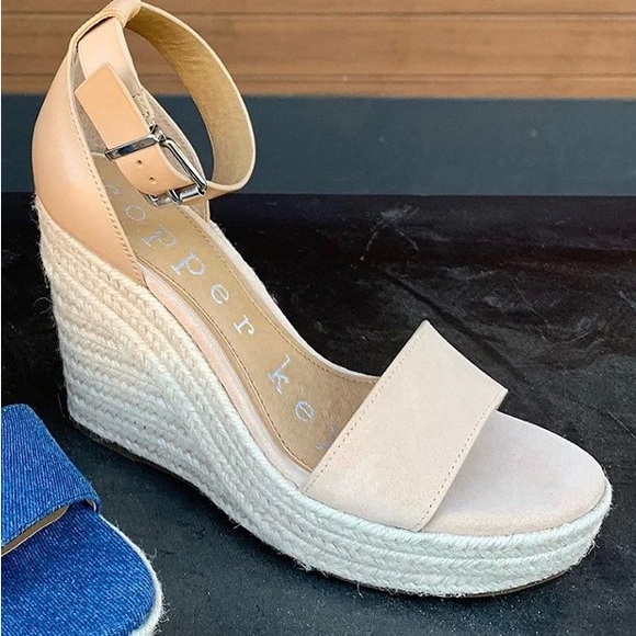 Copper Key Shoes Copper Key Hightide Tan Suede Ankle Strap